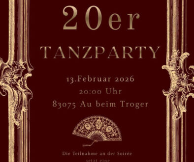 20er Jahre Tanzparty am 13.02.2026